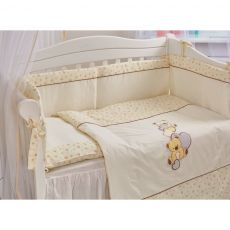 Постельный комплект 7 эл. Twins Romantic Teddy Love 4024-R-006, white/beige